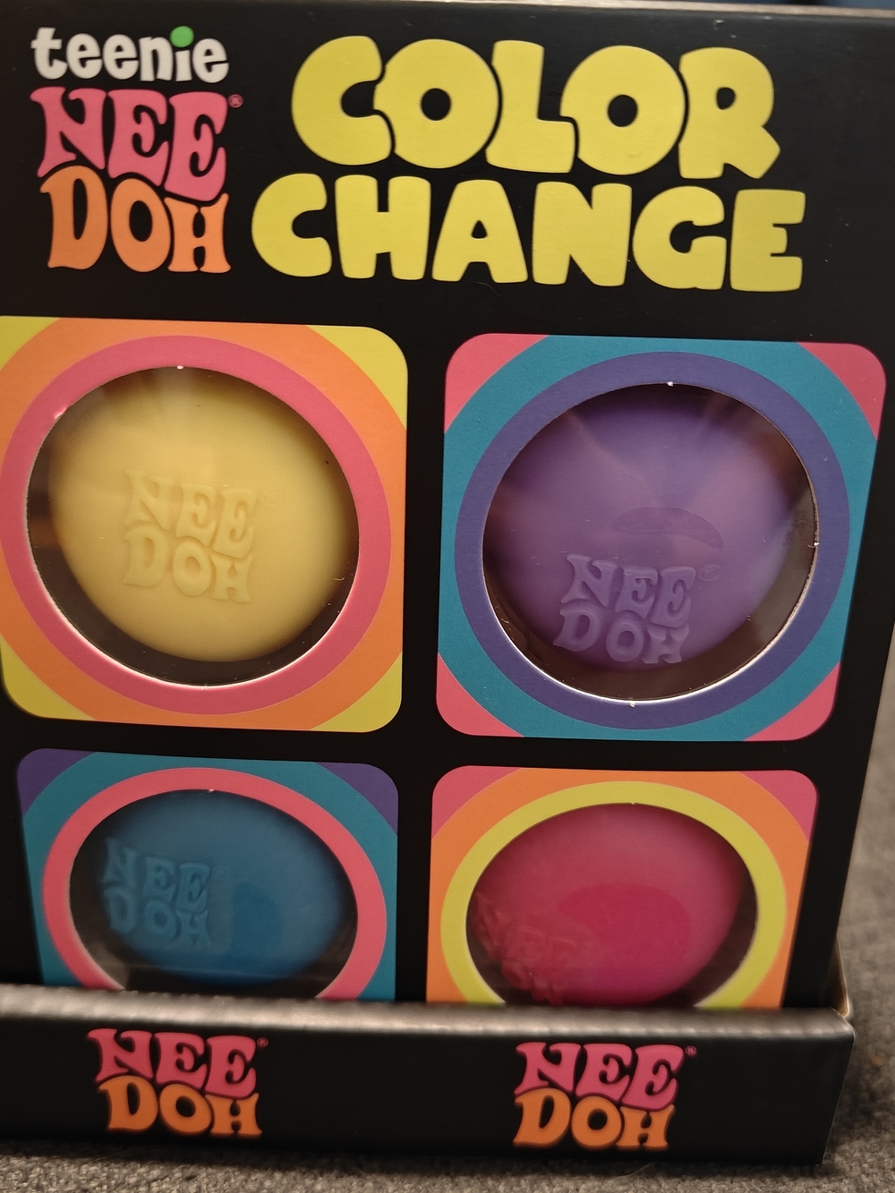 teenie NEEDOH Color Change– Yellow, Purple, Blue, Pink